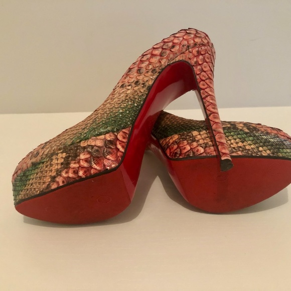 Christian Louboutin Bianca 140 Pumps Python - Picture 2 of 2